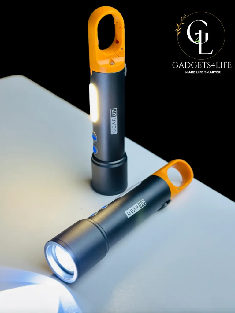 GearUP K57 Multifunctional Zoomable Flash Light