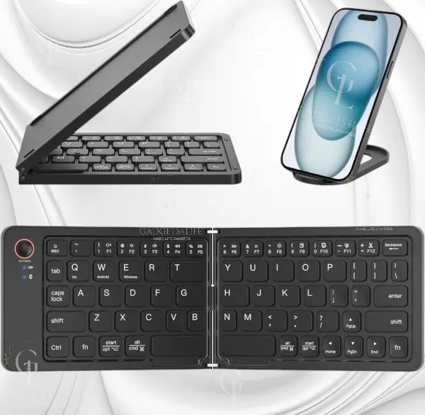 Ultra Slim Folding Pocket Bluetooth Keyboard